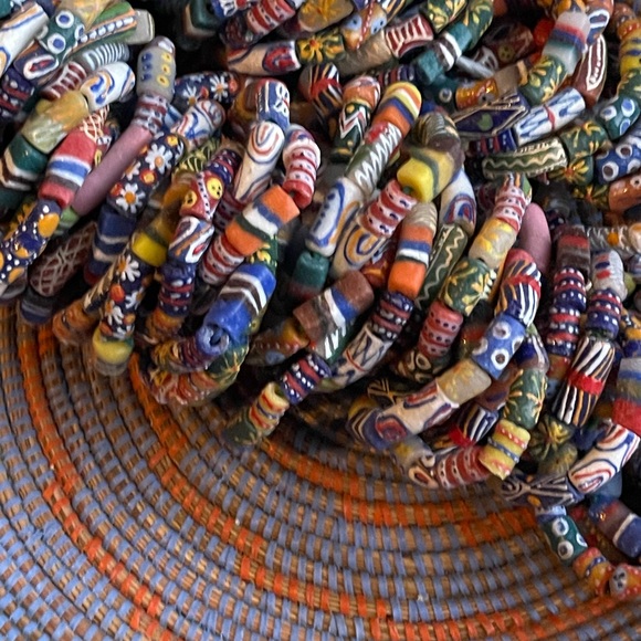 African Glass Beads Bracelets $3 for $15 - Picture 2 of 4